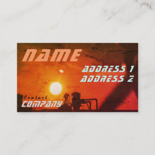 Carte De Visite Futur secteur Orange Sunrise (Devant)