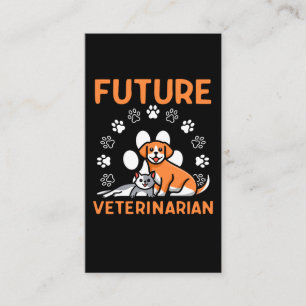 Carte De Visite Futur Vétérinaire Étudiant Vétérinaire Tech P