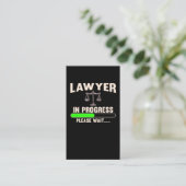 Carte De Visite Future Attorney Student Lawyer (Debout devant)
