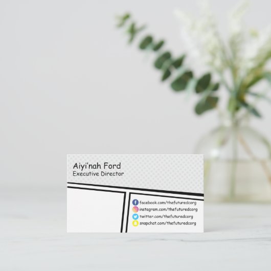 Carte De Visite Future Foundation (Debout devant)