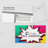 Carte De Visite Future Foundation (Devant / Derrière)