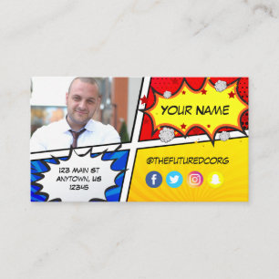 Carte De Visite Future Foundation Superhero