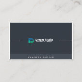 Carte de visite futuriste (Dos)