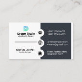 Carte de visite futuriste (Devant)