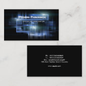 carte de visite futuriste (Devant / Derrière)