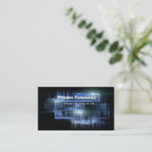 carte de visite futuriste (Debout devant)