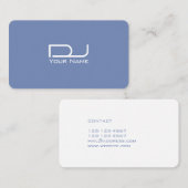 Carte De Visite Futuriste moderne de logo audacieux géant (Devant / Derrière)