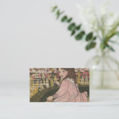 Carte De Visite G est pour le jardin (Debout devant)