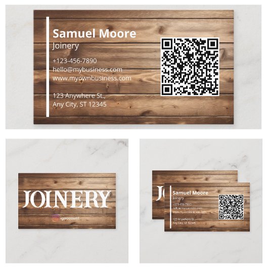 Carte De Visite Gabarits de menuiserie professionnelle