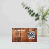 Carte De Visite Gabarits professionnels de menuiserie (Debout devant)