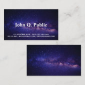 Carte De Visite Galaxie (Devant / Derrière)