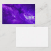 Carte De Visite Galaxie avec étoiles dans l'espace (Devant / Derrière)