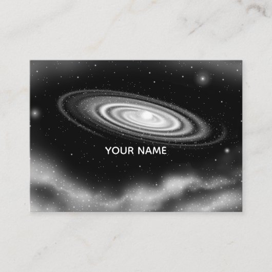 Carte De Visite Galaxie blanche éternelle (Devant)