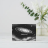 Carte De Visite Galaxie blanche éternelle (Debout devant)