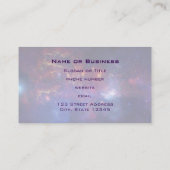 Carte De Visite Galaxie brillante dans l'espace (Dos)