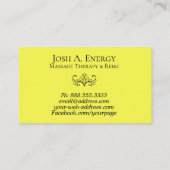 Carte De Visite Galaxie d'orange d'or d'univers de nébuleuse de (Dos)