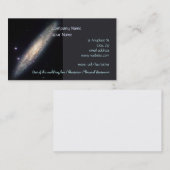 Carte De Visite Galaxie en spirale - image d'espace (Devant / Derrière)