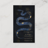 Carte De Visite Galaxie Mystical Gold Blue Serpent (Dos)