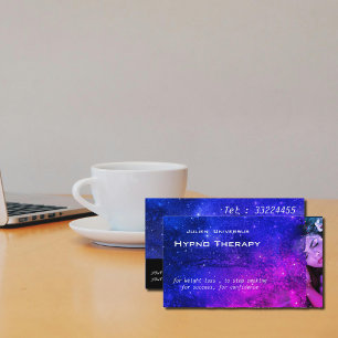 Carte de visite Galaxy Dream pour hypnotherapeutes