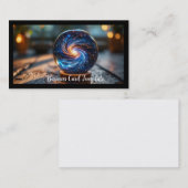 Carte De Visite Galaxy Energy Healing Crystal Ball (Devant / Derrière)