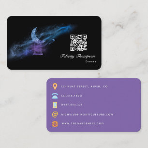 Carte de visite Galaxy Glitter