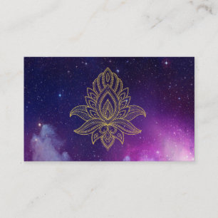 Carte De Visite *~* Galaxy Nebula Cosmic Sacré Hamsa