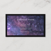 Carte De Visite Galaxy Personnalisé Luxe Moderne Élégant (Dos)