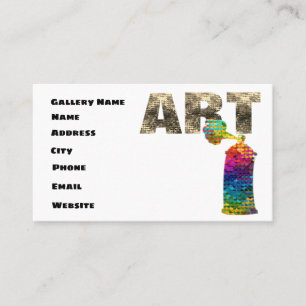 Carte De Visite Galerie d'art contemporain moderne