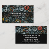 Carte De Visite Galerie Masculine Service de soudure métallique (Devant / Derrière)