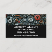 Carte De Visite Galerie Masculine Service de soudure métallique (Dos)