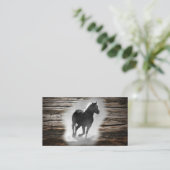 Carte De Visite Galloping de Wild Horse (Debout devant)