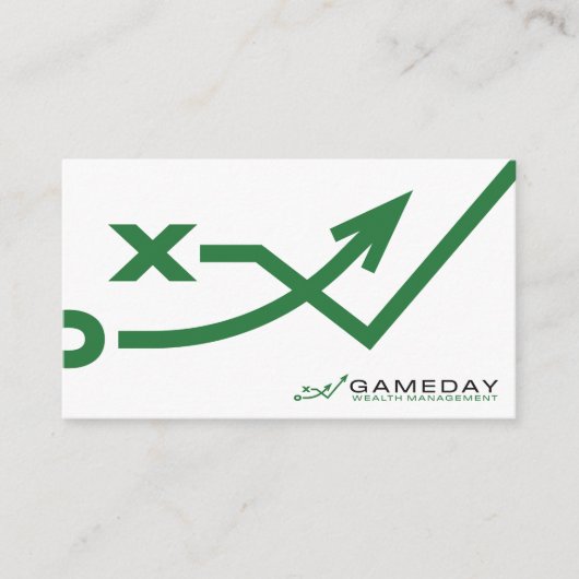 Carte De Visite Gameday Wealth Management Business Card - White (Devant)