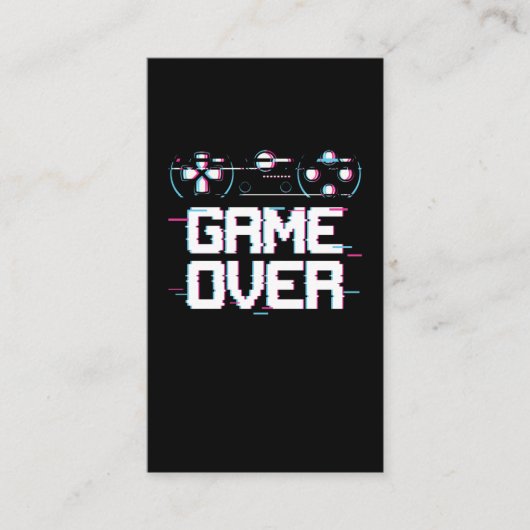 Carte De Visite Gamer de contrôleur Vaporwave de jeu esthétique (Devant)