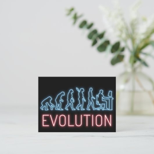 Carte De Visite Gamer Gift | Gamer Evolution (Debout devant)