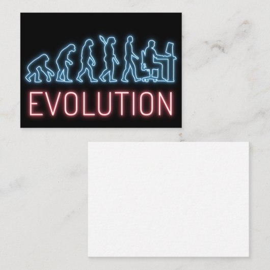Carte De Visite Gamer Gift | Gamer Evolution (Devant / Derrière)