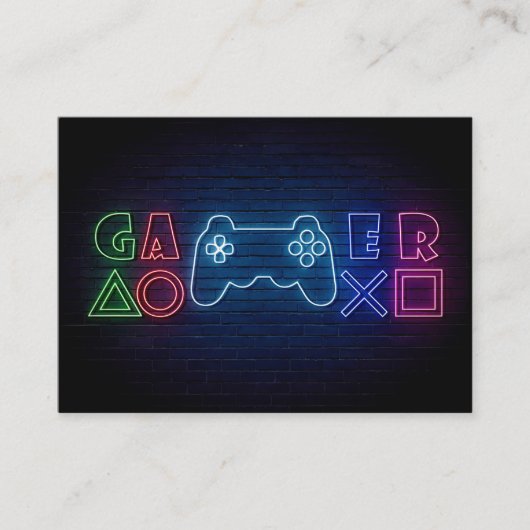 Carte De Visite Gamer Gift | Gamer Online (Devant)