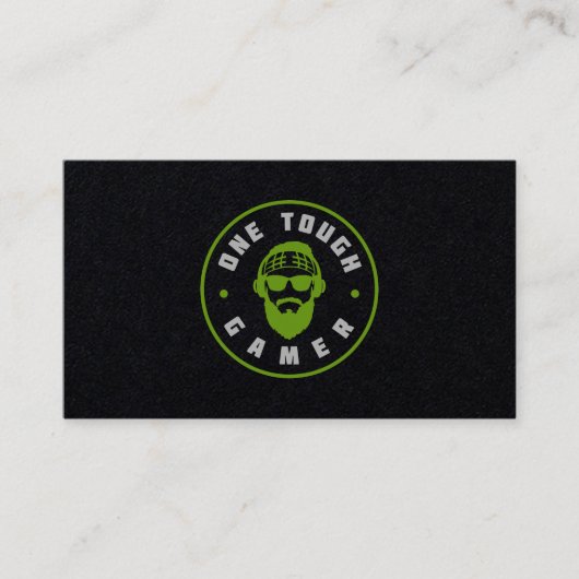 Carte De Visite Gamer Un Tâche (Devant)