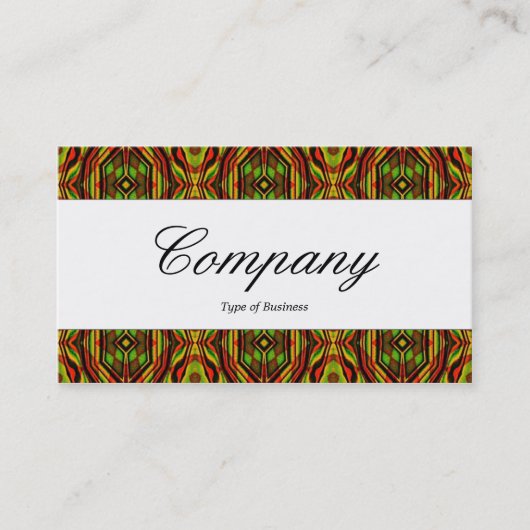 Carte De Visite Gamme centrale - Script - Motif (Devant)
