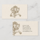 Carte de visite Ganesh (Devant / Derrière)