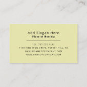 Carte De Visite Ganesh le Dieu hindou, hindouisme, religieux (Dos)