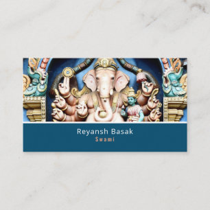 Carte De Visite Ganesh le Dieu hindou, hindouisme, religieux