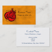 Carte De Visite Gants de boxe (Devant / Derrière)