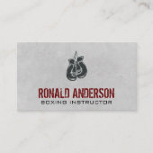 Carte De Visite Gants de boxe | Fitness (Devant)
