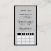 Carte De Visite Garage Door Company (Dos)