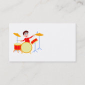 Carte De Visite Garçon de bande dessinée jouant les bords (Dos)