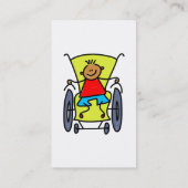 Carte De Visite Garçon handicapé (Dos)