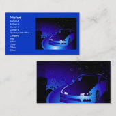 Carte De Visite Garcya.us_blue, Nom, Adresse 1, Adresse 2, Con... (Devant / Derrière)