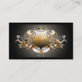 Carte De Visite Garcya.us_Heraldic_3, Nom, Adresse 1, Adresse ... (Dos)