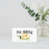 Carte De Visite garde d'animaux (Debout devant)