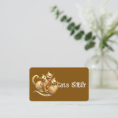 Carte De Visite Garde de chat (Debout devant)